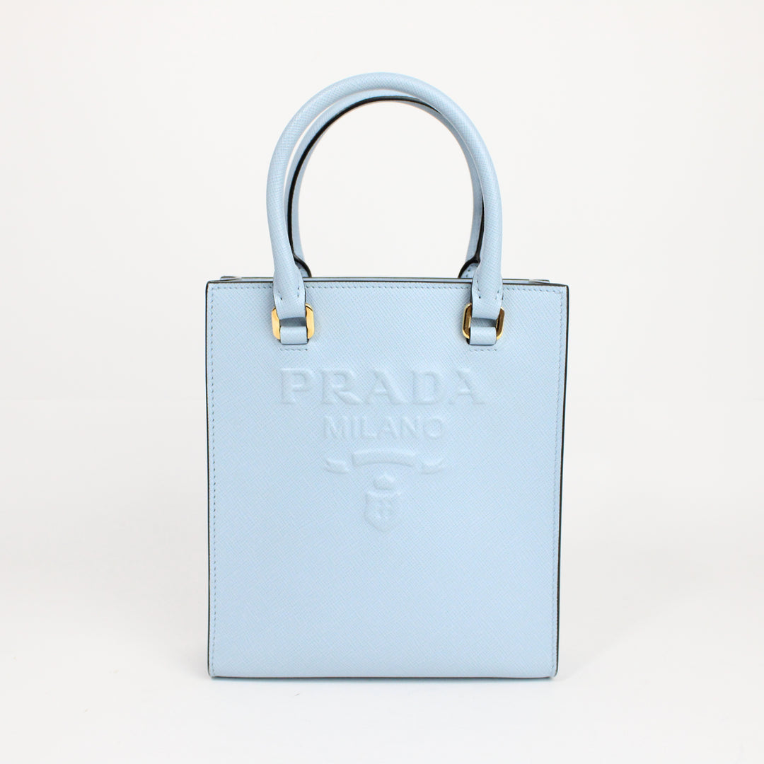 Prada Embossed Tote Bag Piccola