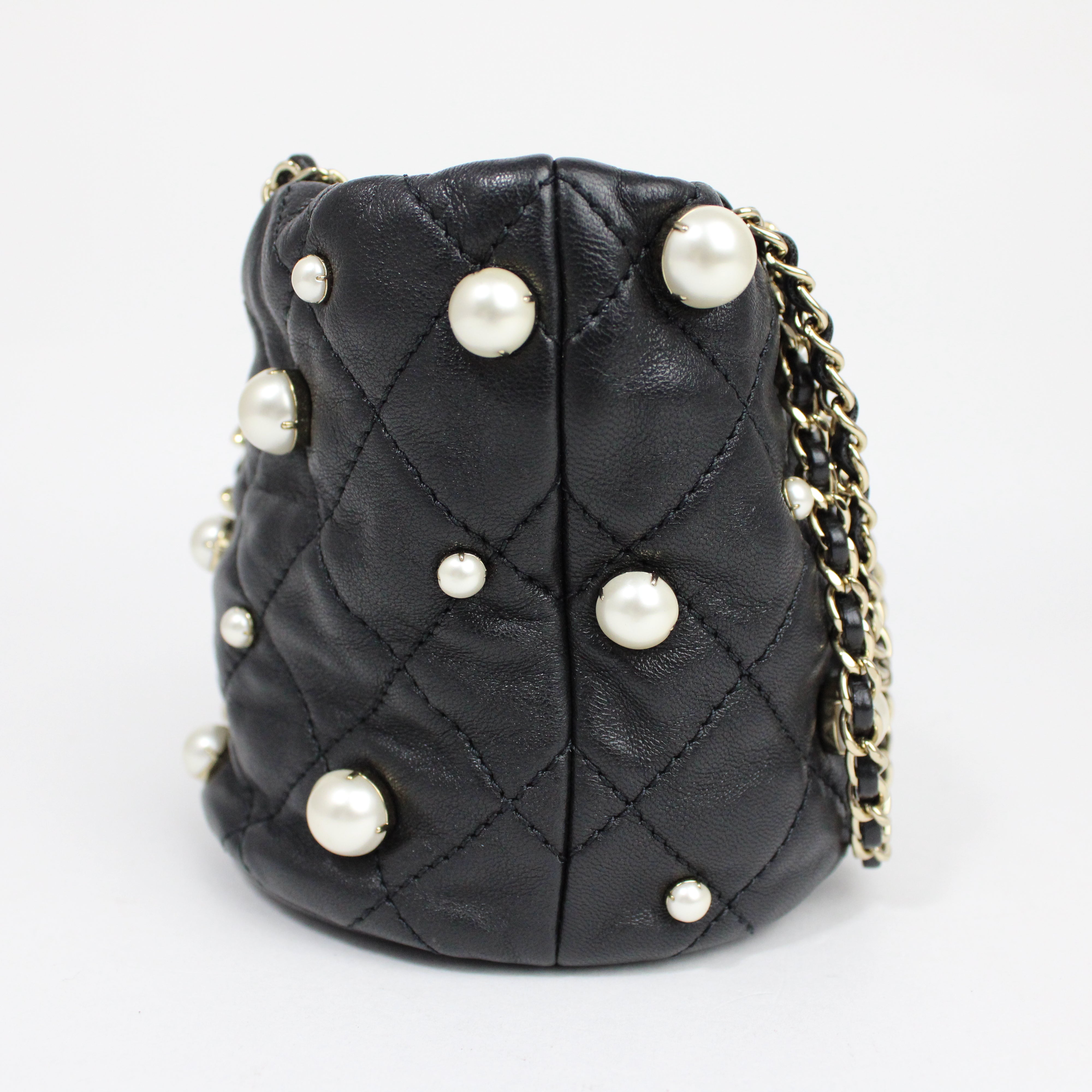 Chanel Mini Pearl Bucket