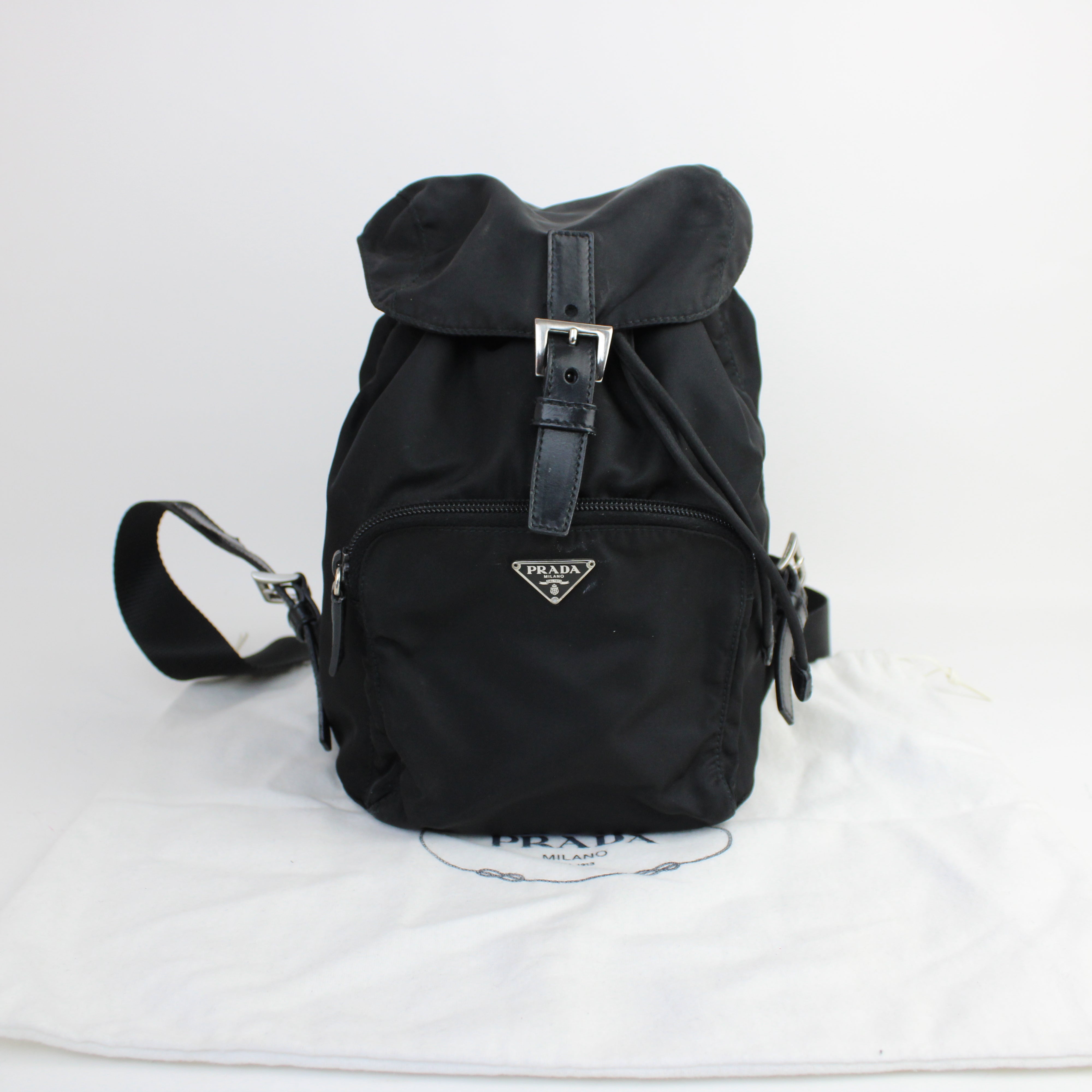 Prada Vela Drawstring Zaino