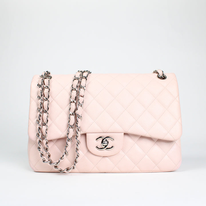 Chanel Timeless Double Flap Jumbo Rosa Pig