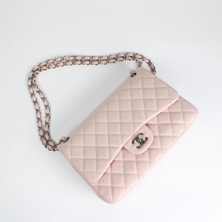 Chanel Timeless Double Flap Jumbo Rosa Pig