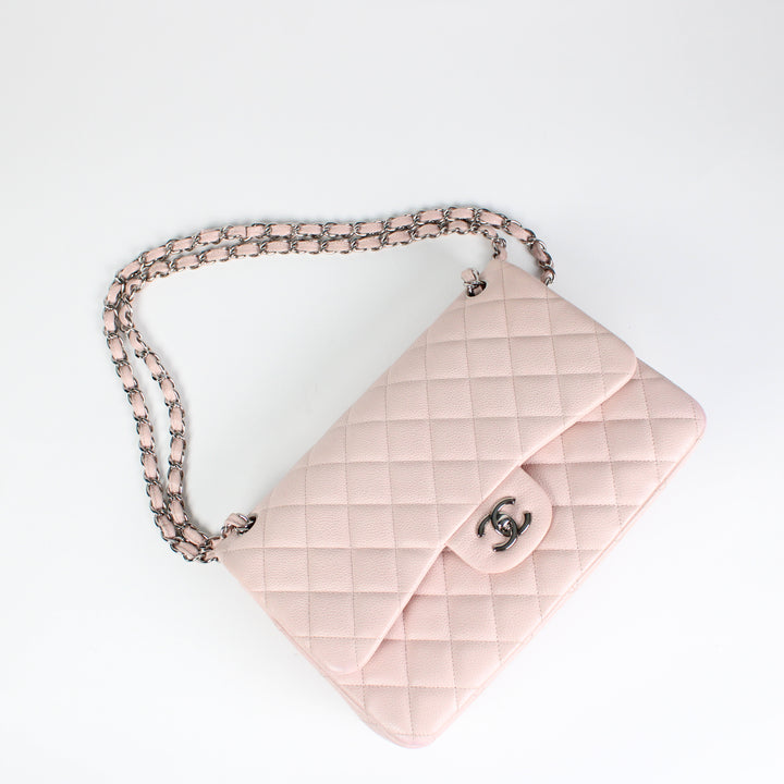 Chanel Timeless Double Flap Jumbo Rosa Pig